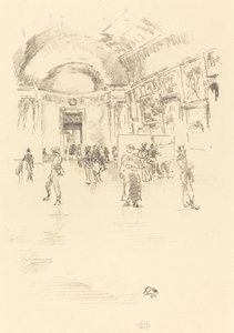 The Long Gallery, Louvren av James Abbott McNeill Whistler