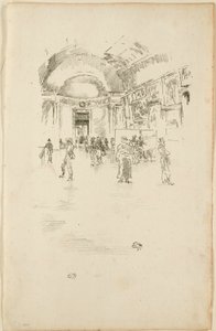 The Long Gallery, Louvren av James Abbott McNeill Whistler