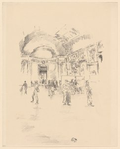 The Long Gallery, Louvren av James Abbott McNeill Whistler
