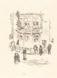 Chefens fönster, Gaiety Theatre av James Abbott McNeill Whistler