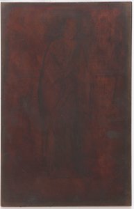 Modellen vilar: Tryckplatta/block av James Abbott McNeill Whistler