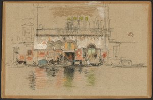 Palatset; vitt och rosa av James Abbott McNeill Whistler
