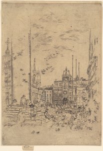 Piazzetta av James Abbott McNeill Whistler