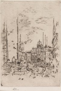 Piazzetta av James Abbott McNeill Whistler