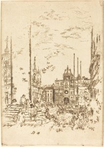Piazzetta av James Abbott McNeill Whistler