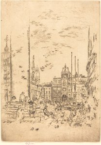 Piazzetta av James Abbott McNeill Whistler