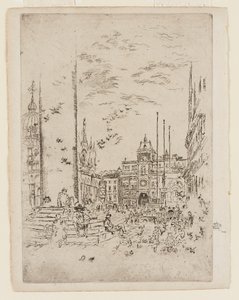 Piazzetta av James Abbott McNeill Whistler