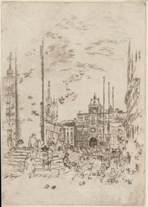 Piazzetta av James Abbott McNeill Whistler