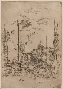 Piazzetta av James Abbott McNeill Whistler