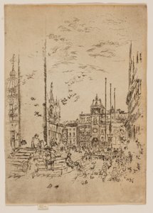 Piazzetta av James Abbott McNeill Whistler