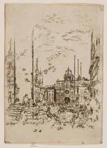 Piazzetta av James Abbott McNeill Whistler