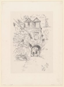 Prästens hus, Rouen av James McNeill Whistler