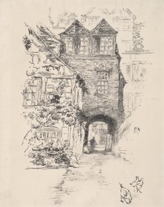 Prästgården, Rouen av James McNeill Whistler