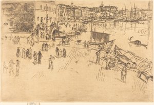 The Riva, No.I av James Abbott McNeill Whistler