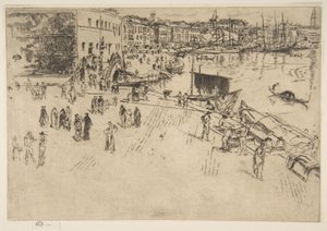 Riva, nr 1 av James McNeill Whistler