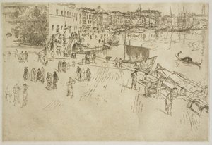 Riva, nr 1 av James McNeill Whistler