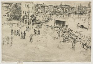 Riva, nr 1 av James McNeill Whistler