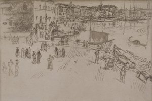 Riva, nr 1 av James McNeill Whistler