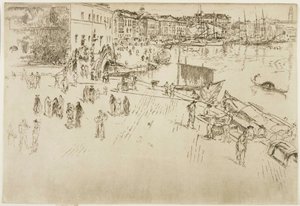 Riva, nr 1 av James McNeill Whistler