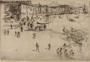 The Riva, nr 2 av James Abbott McNeill Whistler