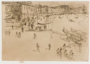 The Riva, nr 2 av James Abbott McNeill Whistler