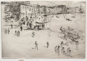 Riva, nr 2 av James McNeill Whistler