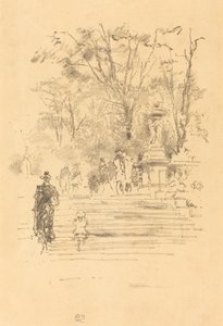 The Steps, Luxemburg av James Abbott McNeill Whistler