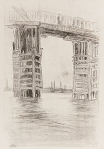 Höga bron av James Abbott McNeill Whistler