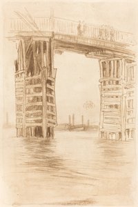 Höga bron av James Abbott McNeill Whistler