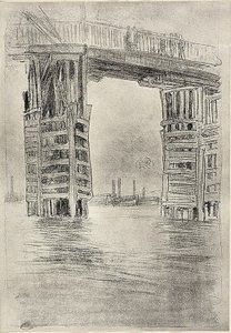 Höga bron av James Abbott McNeill Whistler