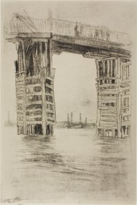 Höga bron av James Abbott McNeill Whistler