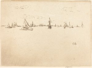 Turret-skeppet av James Abbott McNeill Whistler