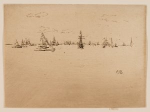 Turret-skeppet av James McNeill Whistler