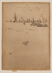 Besökarnas båt av James McNeill Whistler