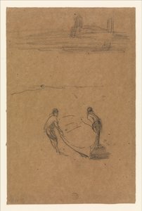 Zwei Männer und ein Boot av James McNeill Whistler