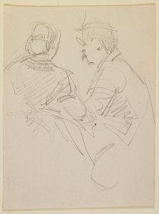 Två figurer av James Abbott McNeill Whistler