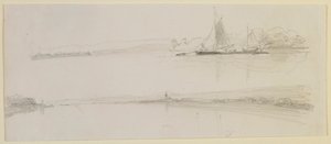 Två scener på en flod av James Abbott McNeill Whistler