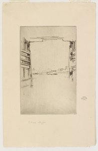 Under Old Battersea Bridge av James Abbott McNeill Whistler