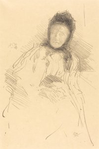 Oavslutad skiss av Lady Haden av James Abbott McNeill Whistler