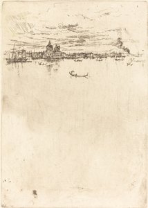 Upprätt Venedig av James Abbott McNeill Whistler