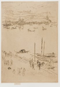 Upprätt Venedig av James Abbott McNeill Whistler