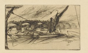 Vauxhall Bridge av James Abbott McNeill Whistler