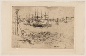 Wapping - Poolen av James Abbott McNeill Whistler