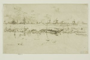 Zaandam av James Abbott McNeill Whistler
