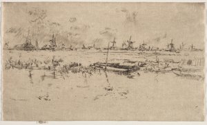 Zaandam av James McNeill Whistler