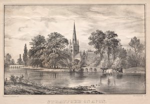 Stratford på Avon av James Merritt Ives