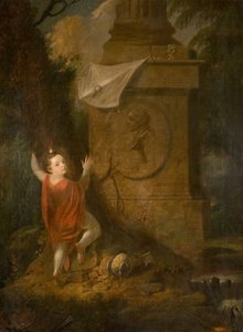 Konstnärsannons - Kerub med drake vid monumentet [odaterat].