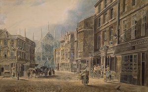 London, Old Tothull St.Leading to Westminster Abbey, 1776