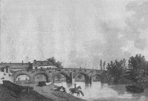 Maidstone Bridge, Kent. Pl. 2, 1787 av James Newton