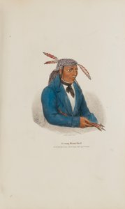 En ung Miami-hövding, från The Aboriginal Portfolio av James Otto Lewis